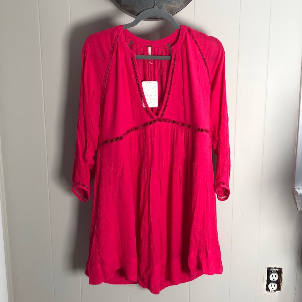 Free People NWT crinkle dress